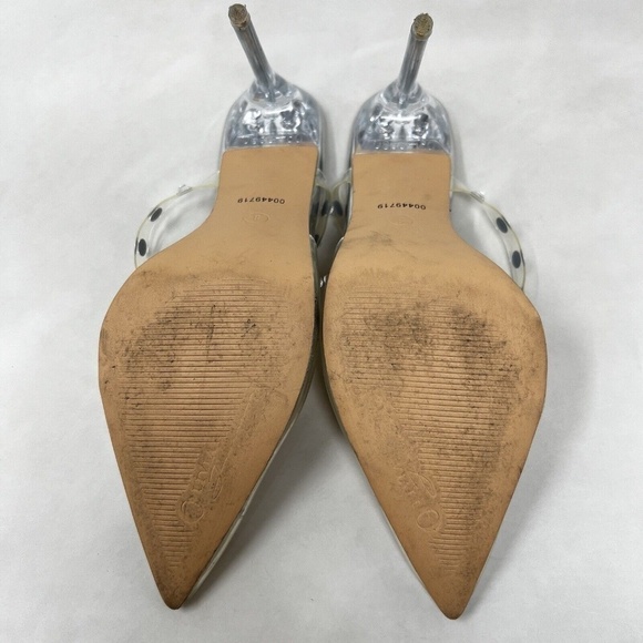 Olivia Ferragamo Transparent Pvc Crystal Mule Sandal 8 - Picture 12 of 13